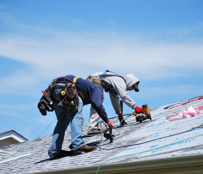 newly installed roof in Rhode Island