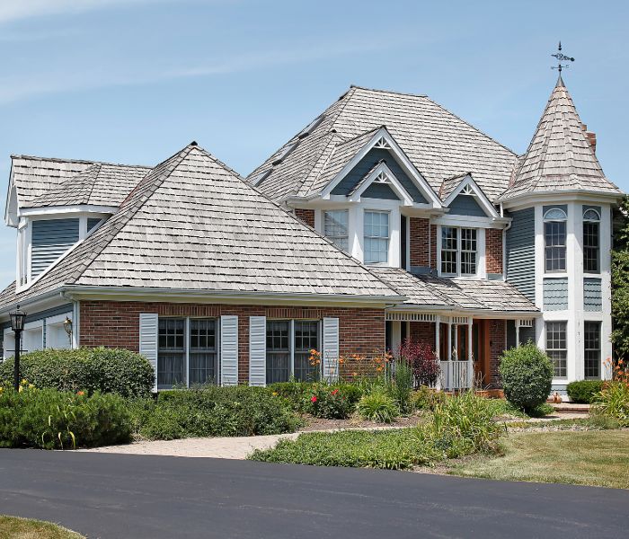 home after roof inspection in barrington