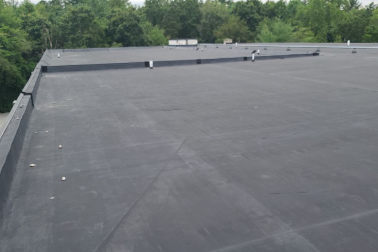 commercial low slope roofing in Rhode Island with CertainTeed products